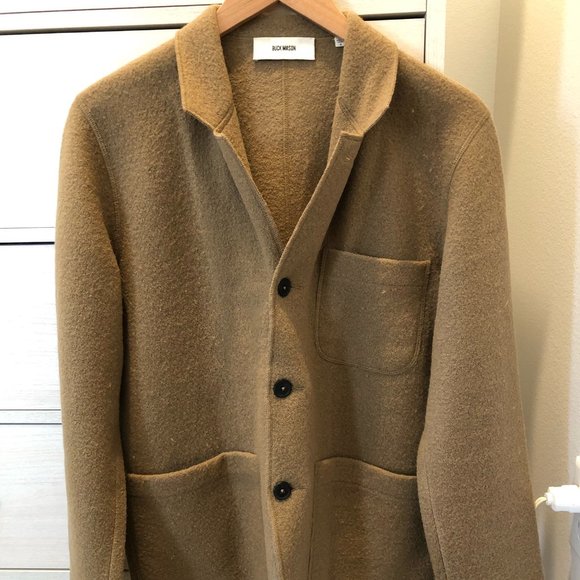 Buck Mason Other - Buck Mason Camel Felted Chore Coat